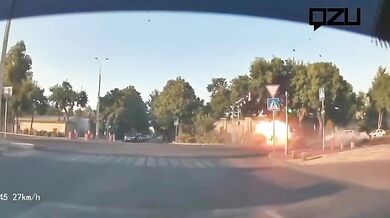 Tragická nehoda v Taškentu: Střet tří policejních motorek s autem stál život jednoho policisty