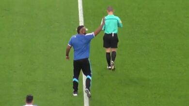 Fanoušek a jeho čestný výkop