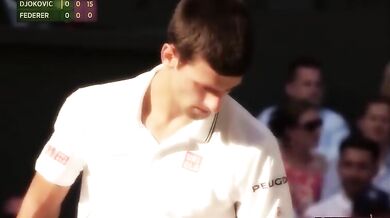 Dlouhé podání Novaka Djokoviče