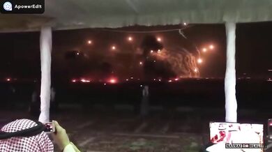 Ohňostroj arabské armády