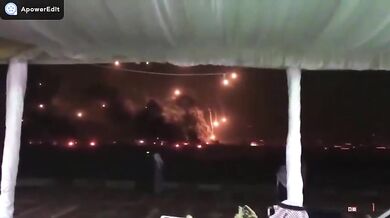 Ohňostroj arabské armády