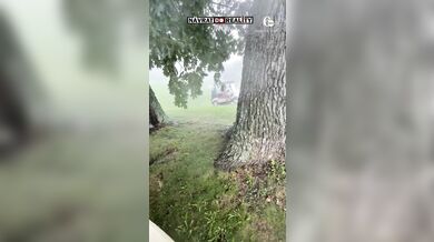 Úder blesku na golfovém hřišti: Muž v Ohiu natočil moment, kdy do něj při bouřce uhodil blesk