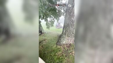 Úder blesku na golfovém hřišti: Muž v Ohiu natočil moment, kdy do něj při bouřce uhodil blesk