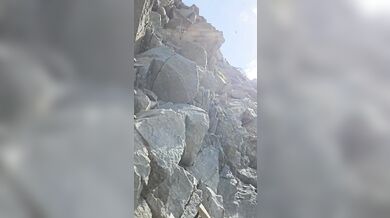 Únik před lavinou kamení na Mont Blancu: Horolezec přežil skalní zřícení vyvolané extrémními horky