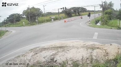 Sražení motorkáře na křižovatce #2
