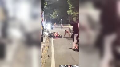 Zřejmě osobní problém motorkáři...