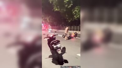 Zřejmě osobní problém motorkáři...