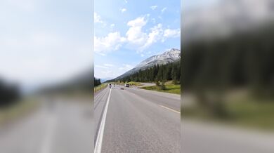 Střet motorkáře se zvěří