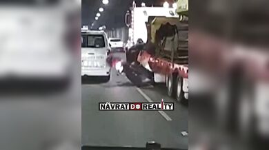 Kuriózní nehoda motorkáře #2