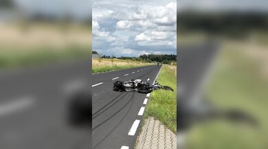 Střet dvou wheelie motorkářů
