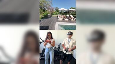 Působivá prohlídka fitcentra na Bali: Dron natočil plynulé video díky přesné koordinaci