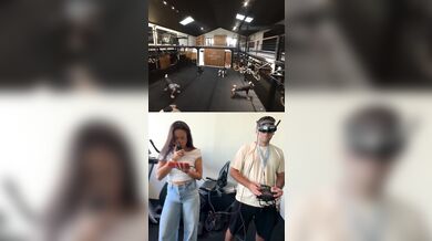 Působivá prohlídka fitcentra na Bali: Dron natočil plynulé video díky přesné koordinaci