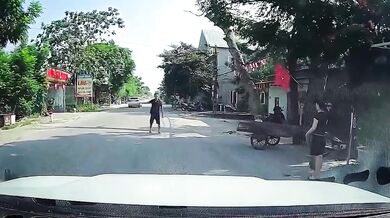 Padající strom zasáhl skútraře