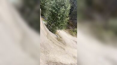 Nepovedený backflip na kole