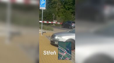 Nebezpečná situace ve Střeni u Olomouce