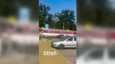 Nebezpečná situace ve Střeni u Olomouce