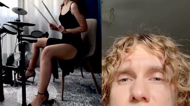 Podvod na sociálních sítích: Dívka předstírala hru na bicí, ruský bubeník ji odhalil