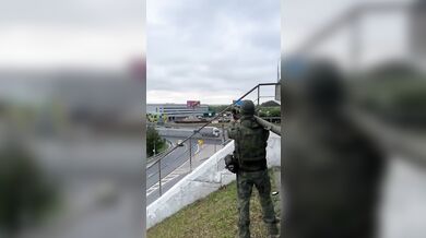 Sestřelení ukrajinského dronu