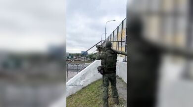 Sestřelení ukrajinského dronu