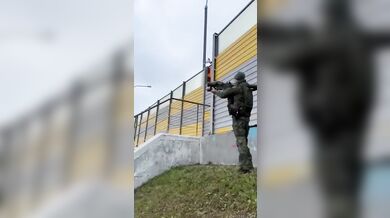 Sestřelení ukrajinského dronu