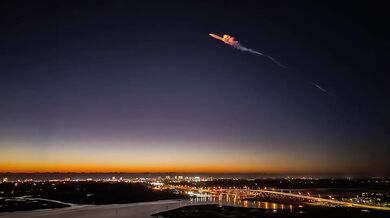 Úchvatný časosběr startu rakety SpaceX: Pohled ze severu Space Coast zachytil let na oběžnou dráhu