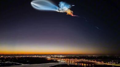 Úchvatný časosběr startu rakety SpaceX: Pohled ze severu Space Coast zachytil let na oběžnou dráhu