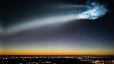 Úchvatný časosběr startu rakety SpaceX: Pohled ze severu Space Coast zachytil let na oběžnou dráhu