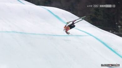 Tvrdý pád ve skicrossu