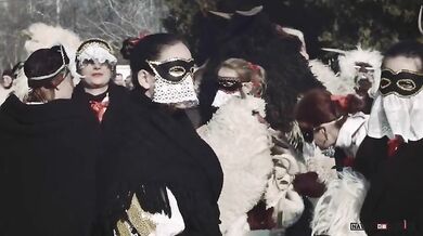 Maďarský festival Busójárás Mohácson