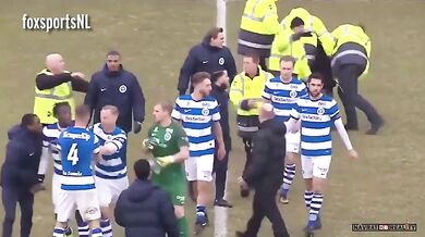 Útok fanoušků po prohře