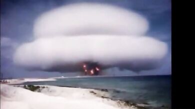 Jaderný test na Marshallových ostrovech