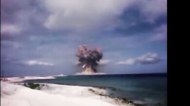 Jaderný test na Marshallových ostrovech