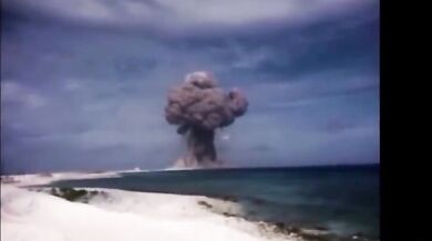 Jaderný test na Marshallových ostrovech