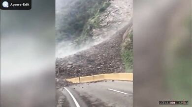 Sesuv půdy na Zélandu