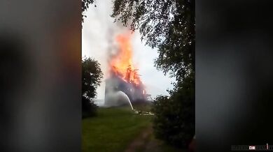 Satanista spálí kostel