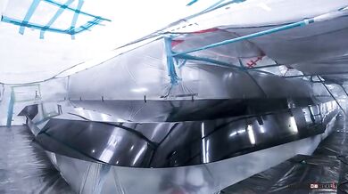 Timelapse - stavba jachty