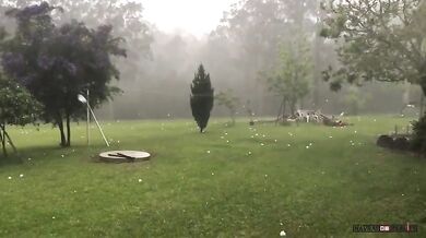 Krupobití v Austrálii