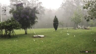 Krupobití v Austrálii