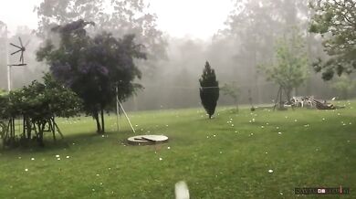 Krupobití v Austrálii