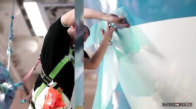 Speciální nastříkání na Airbusu A380