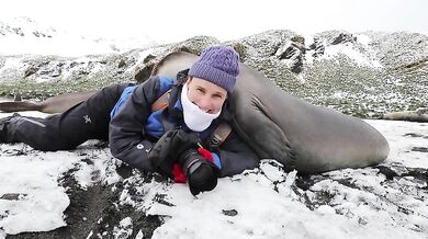 Fotografka v obležení tuleňů