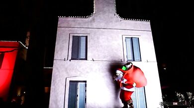 Vánoční 3D projekce