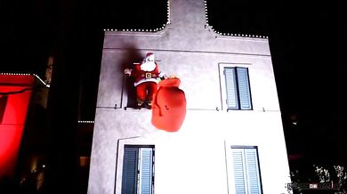 Vánoční 3D projekce