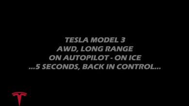 Autopilot vozu Tesla v akci