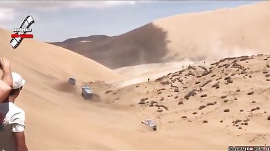 Přejetá noha diváka na Dakaru 2019