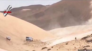 Přejetá noha diváka na Dakaru 2019