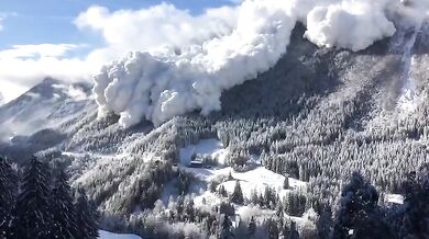 Lavina ve Švýcarsku