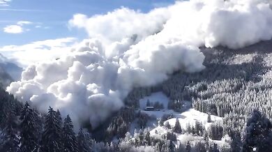 Lavina ve Švýcarsku