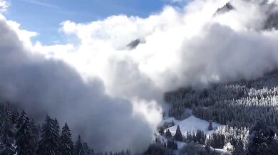 Lavina ve Švýcarsku