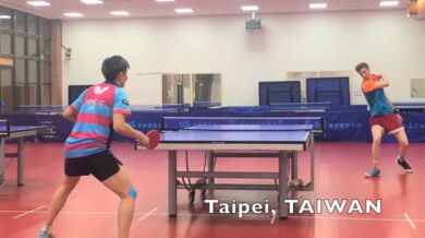 Pěkný úder v ping-pongu